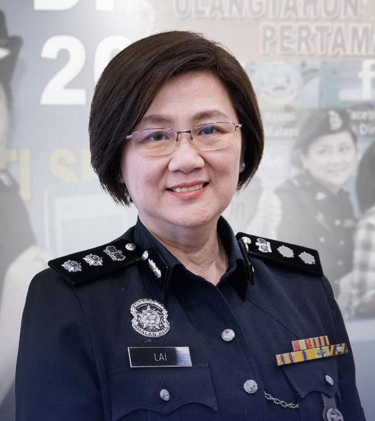 ACP Lai Lee Ching in Royal Malaysia Police uniform